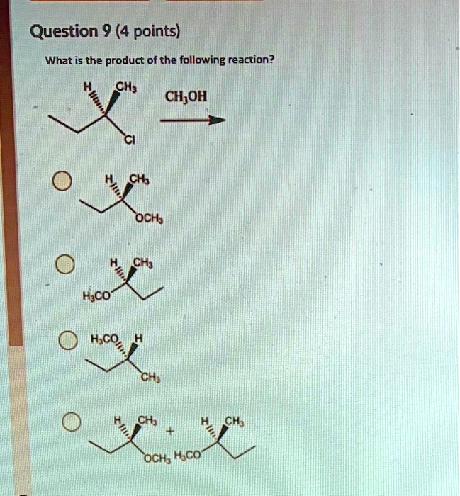 Solved Question Points What Is The Product Of The Following