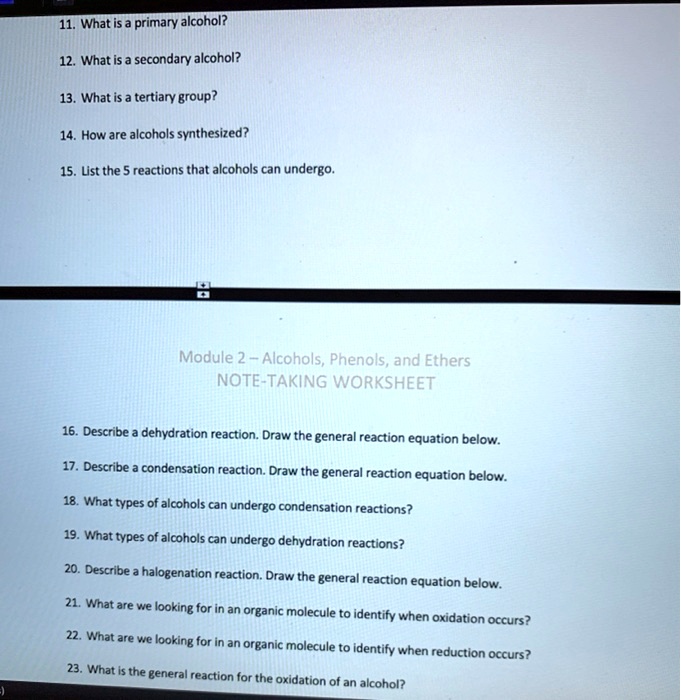 Solved What Is Primary Icohol What Is Secondary Alcohol What Is