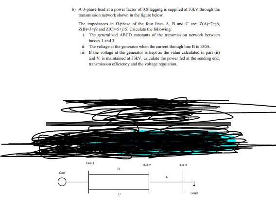 SOLVED Power System Analysis B A 3 Phase Load At A Power Factor Of 0