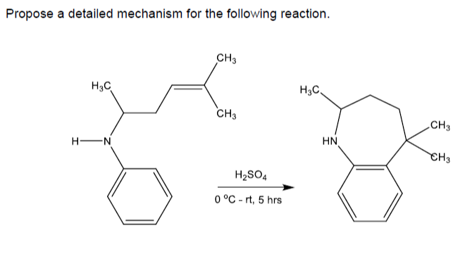 SOLVED Propose A Detailed Mechanism For The Following Reaction