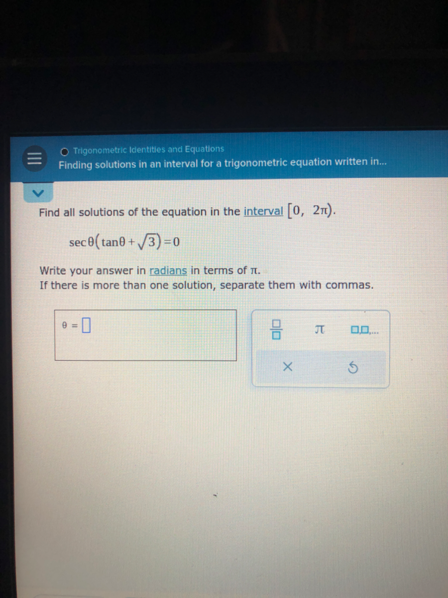 Trigonometric Identities And Equations Finding Solutions In An Interval