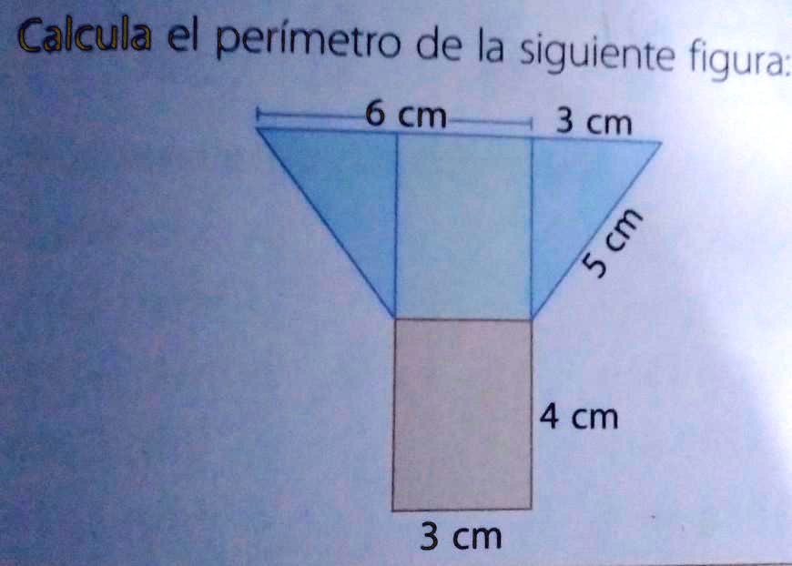 SOLVED Calcula el perímetro de la siguiente figura plis ayudenme