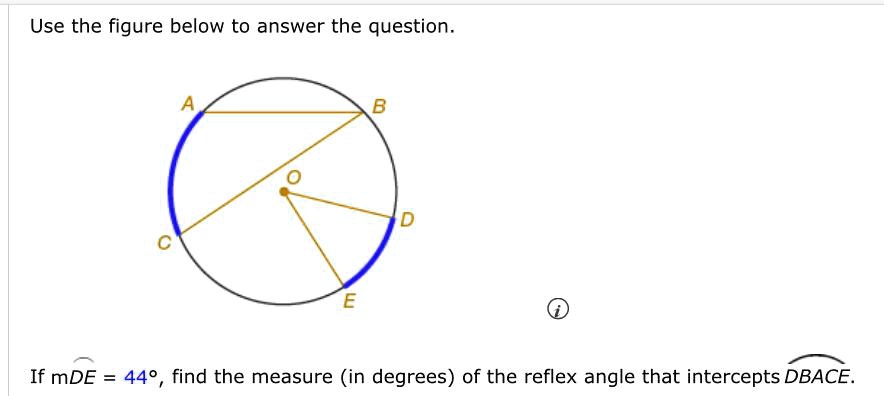 SOLVED Use The Figure Below To Answer The Question If MDE 44 Find