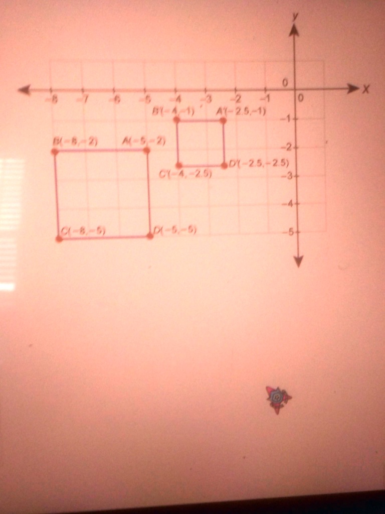 SOLVED Rectangle A B C D Is The Image Of Rectangle ABCD After A