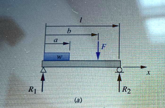 Solved Solve For The Reactions Generate Loading Shear And Moment