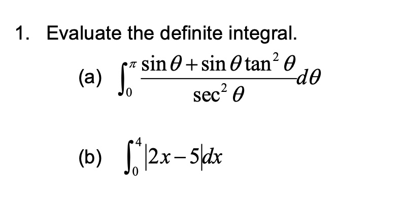 Video Solution Evaluate The Definite Integral Sin X Sin X Tan X