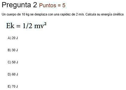 SOLVED Un Cuerpo De 10 Kg Se Desplaza Con Una Rapidez De 2 M S