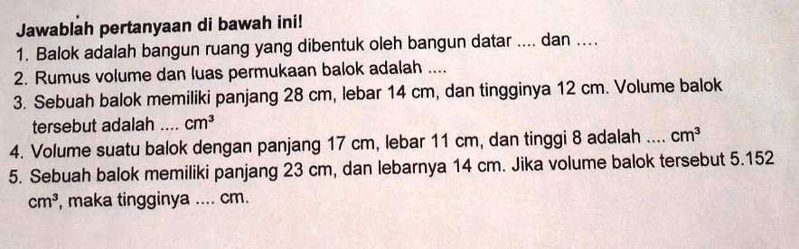 SOLVED Plis Jawab Jam 10 30 Harus Selesai Jawablah Pertanyaan Di Bawah