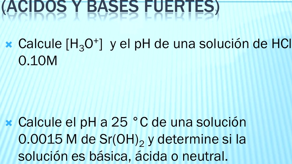 Solved X Calcule H O Y El Ph De Una Solucion De Hc M Calcule El