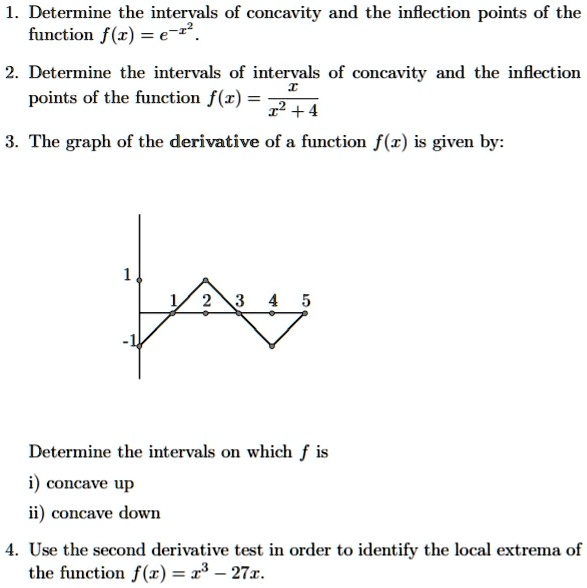 Determine The Intervals Of Concavity And The Inflection Points Of The