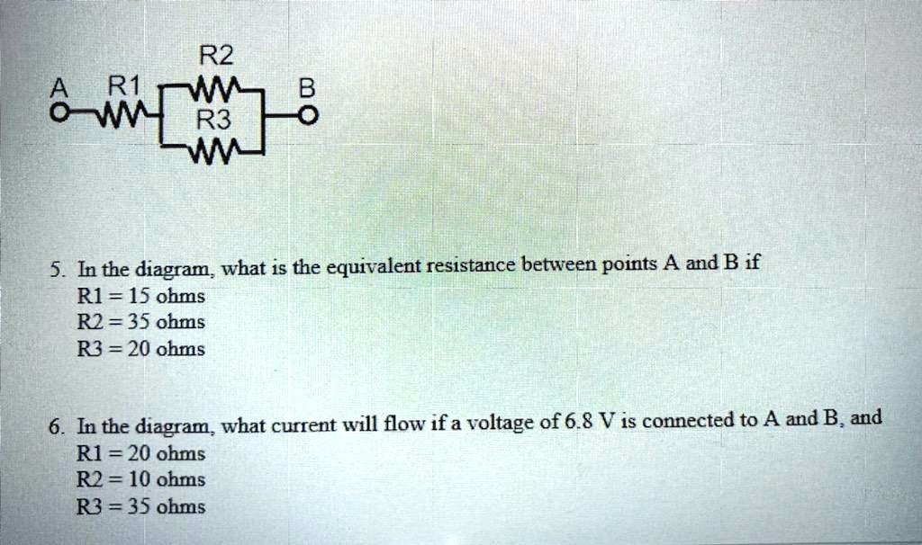 Solved R R R Inthe Diagram What Is The Equivalent