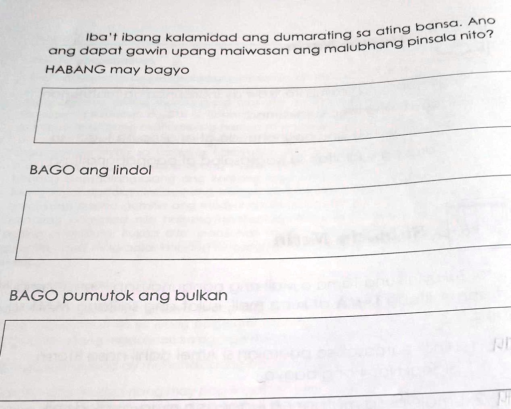 Solved Pakisagutan Na Poito Ng Tama Na Sagot Pls Bansa Ano Iba T