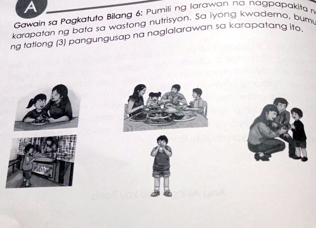 Solved A Gawain Sa Pagkatuto Bilang Pumili Ng Larawan Na Nagpapakita Ng Karapatan Ng Bata Sa