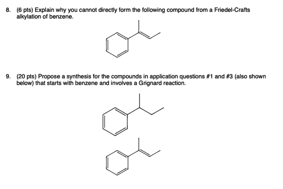 SOLVED 6 Pts Explain Why You Cannot Directly Form The Following