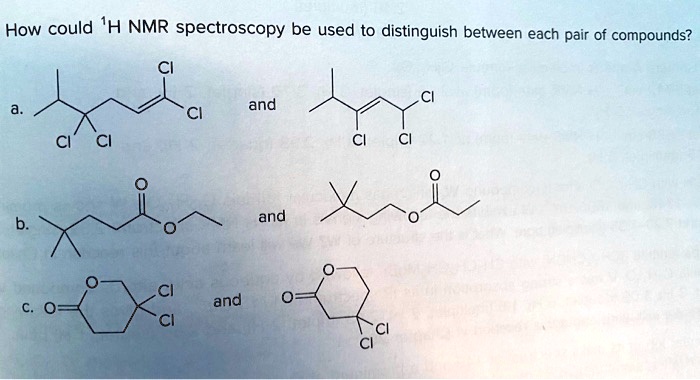 SOLVED How Could H NMR Spectroscopy Be Used To Distinguish Between