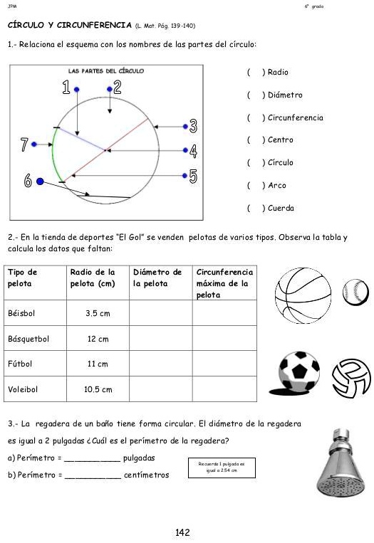 SOLVED Nesecito Ayuda Sobre La Parte De Abajo CIRCULO CIRCUNFERENCIA