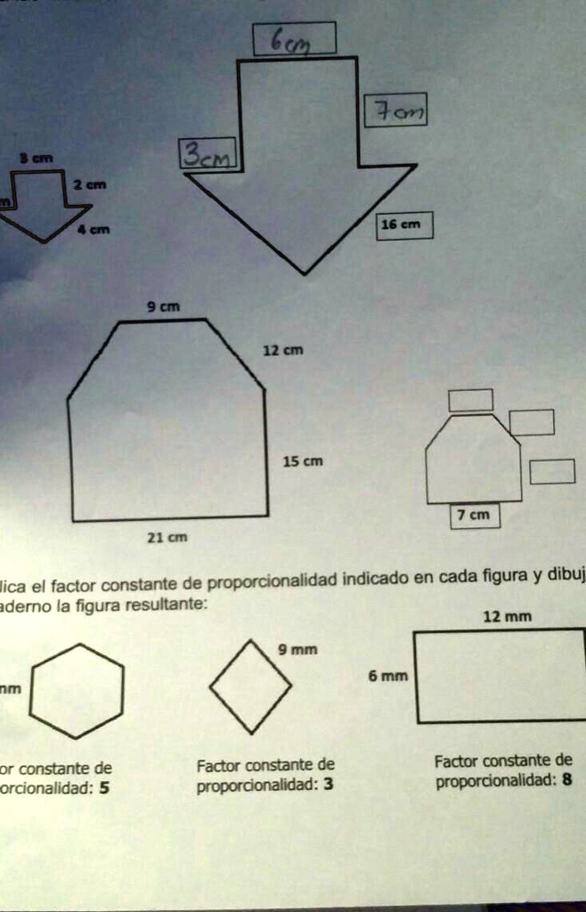 Factor Constante De Proporcionalidad Observa Cada Figura Identifica El