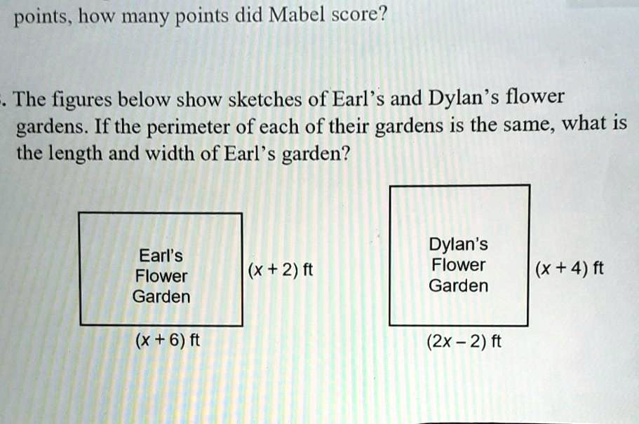 Solved The Figures Below Show Sketches Of Earl S And Dylan S Flower