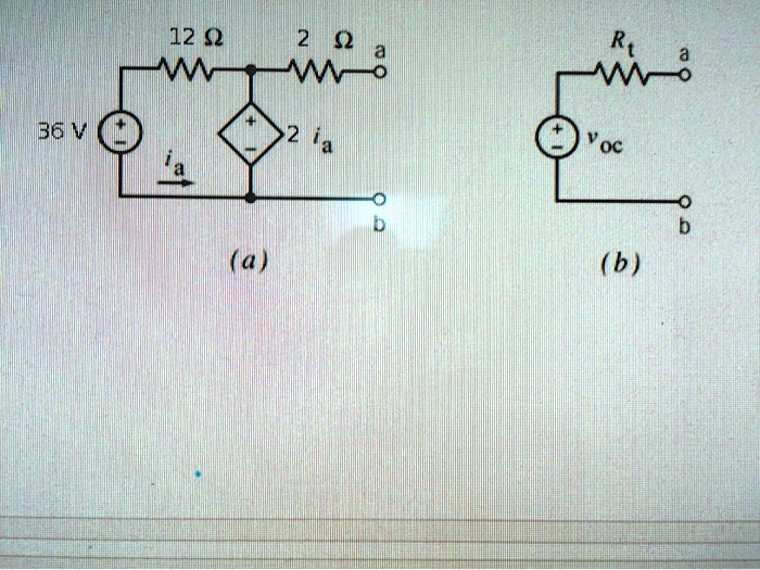 Solved The Circuit Shown In Figure B Is The Th Venin Equivalent