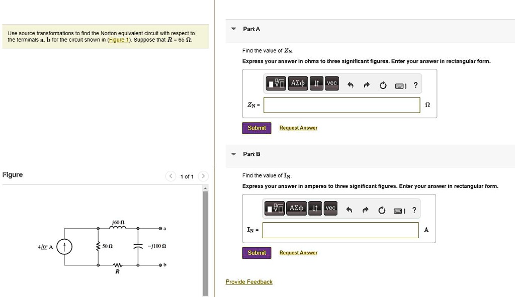 SOLVED Part A Use Source Transformations To Find The Norton Equivalent