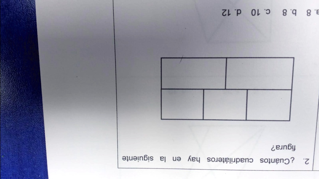 Solved Cuantos Cuadrilateros Hay En La Siguiente Figura D C B