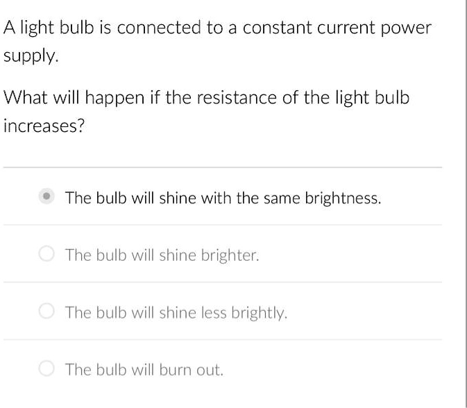 Solved Please Help I Got It Wrong And Dont Understand It A Light