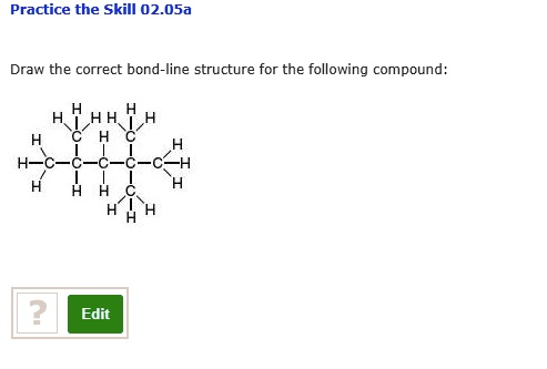 Solved Practice The Skill A Draw The Correct Bond Line Structure