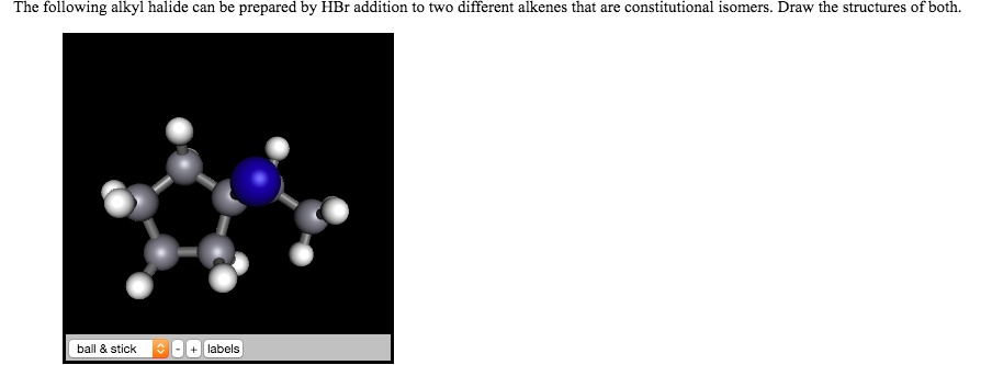 Solved The Following Akky Halide Can Be Prepared By Iibr Addition To