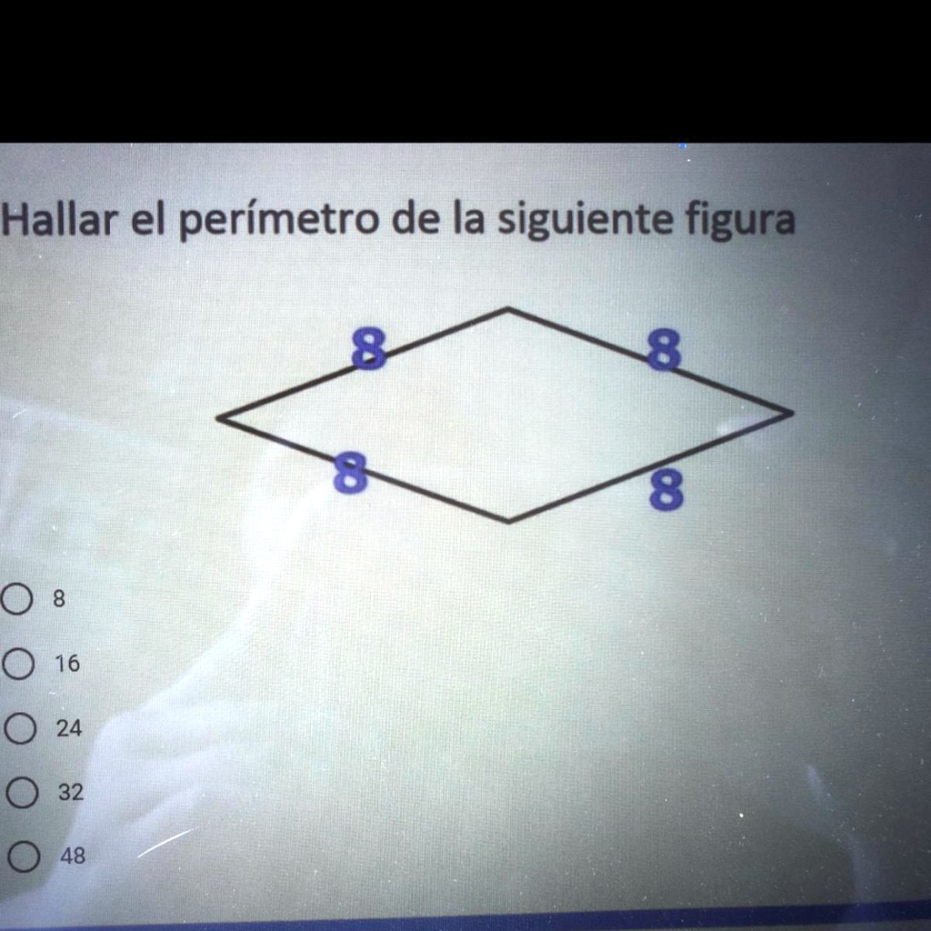 Solved Hallar El Per Metro De La Siguiente Figura Hallar El Per Metro