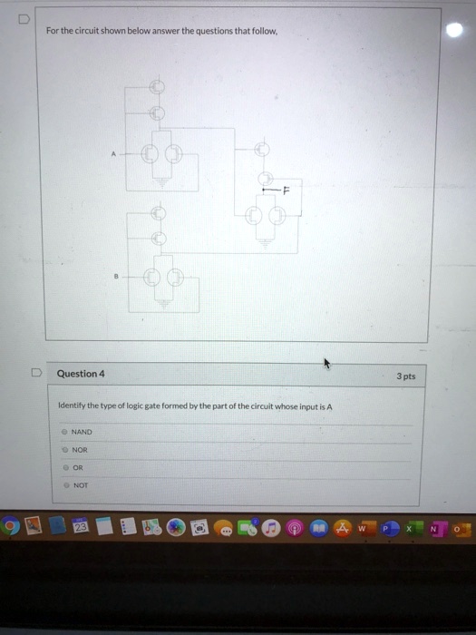 Solved For The Circuit Shown Below Answer The Questions That Follow