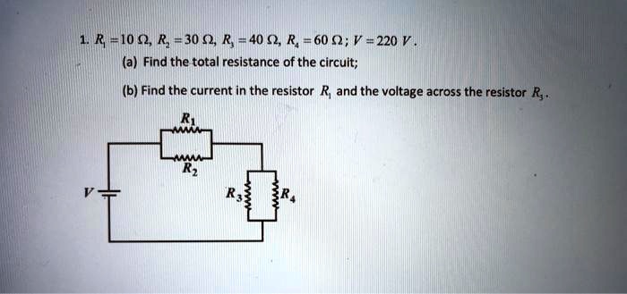 Solved R R N R R V V A Find The Total