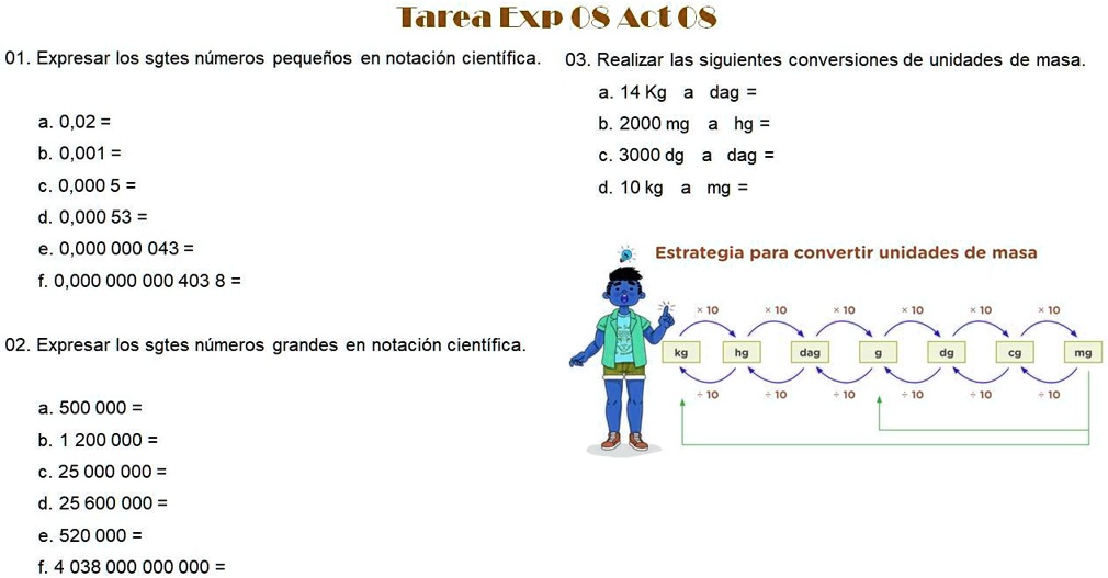 SOLVED Ayuda Porfavor Es Sobre Numeros En Notacion Cientifica Tarea