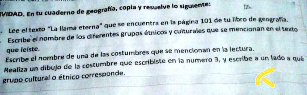 SOLVED ayuda es de Geografía de 6 grado copia Y resuelve lo siguiente