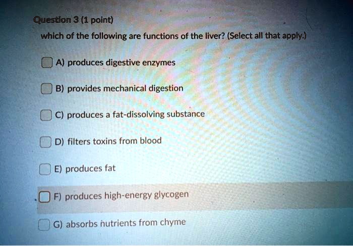 Solved Question Point Which Of The Following Are Functions Of