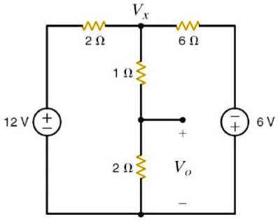 SOLVED Calculate The Vo In The Figure Using The Following Circuits A