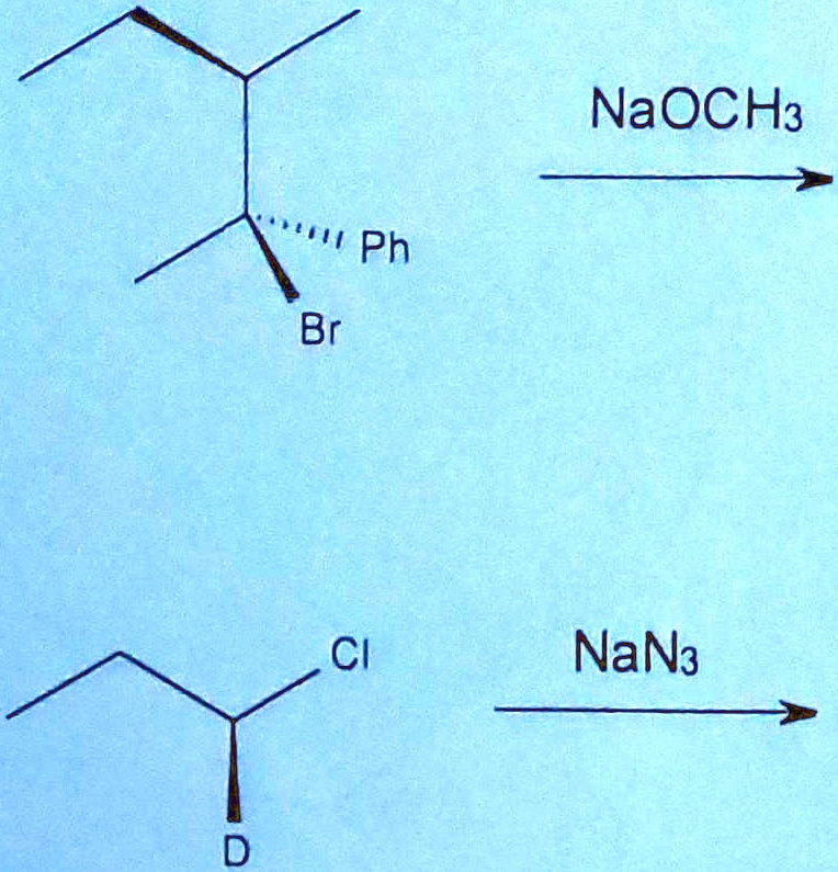 Solved Draw The Products Of The Following Reactions And Label The Type