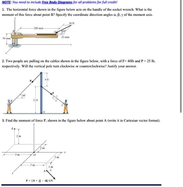 SOLVED The Horizontal Force Shown In The Figure Below Acts On The