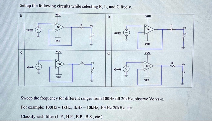 SOLVED Build And Run Circuit On Multisim Set Up The Following Circuits