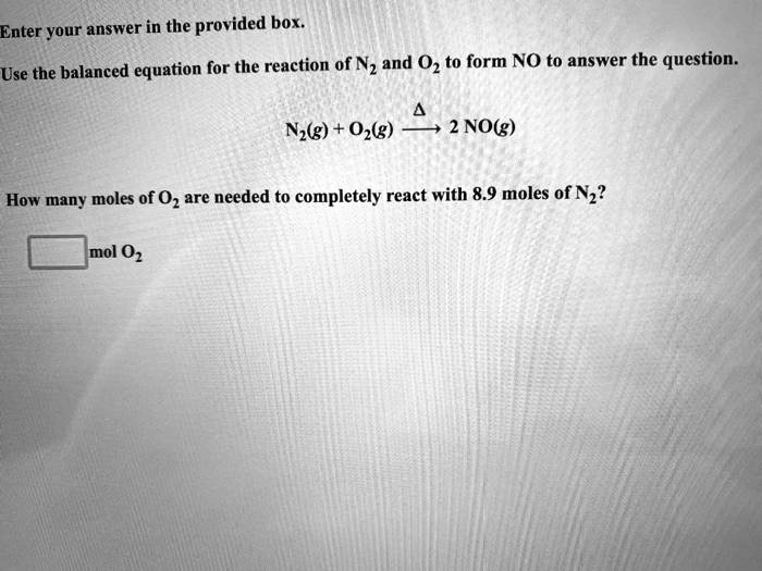 Solved Enter Your Answer In The Provided Box Balanced Equation For