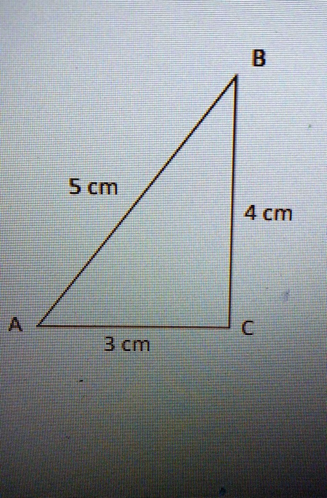 SOLVED El triángulo ABC que aparece abajo se reprodujo al triple