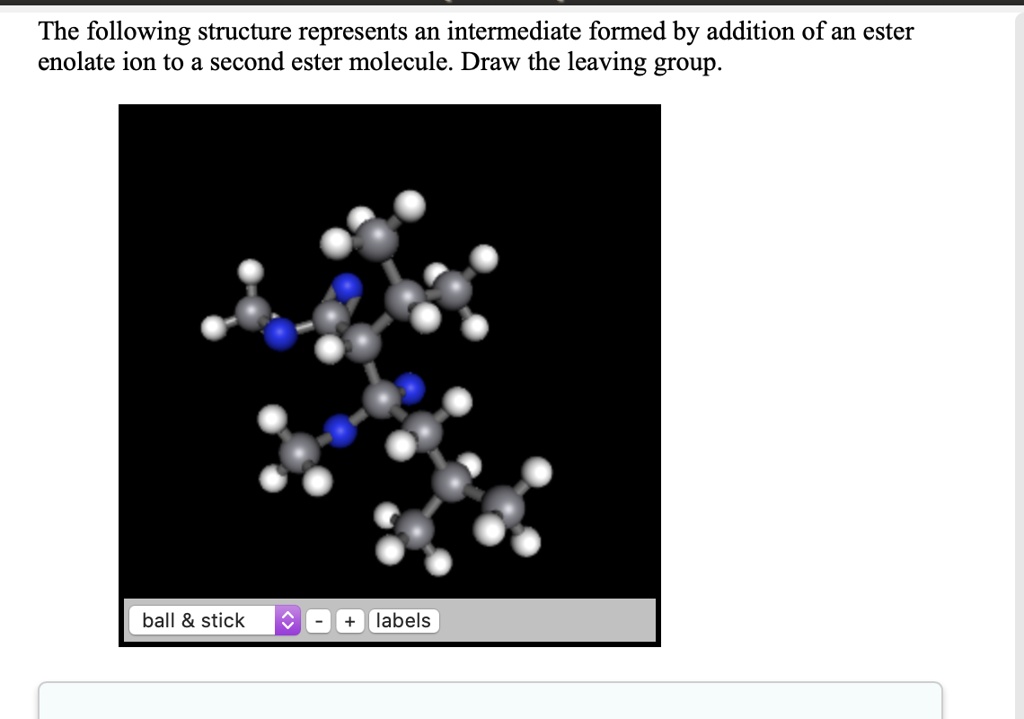 SOLVED The Following Structure Represents An Intermediate Formed By