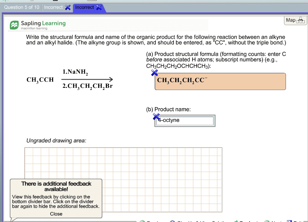 SOLVED Question 5 Of 10 Incorrect Sapling Learning Macmillan Learning