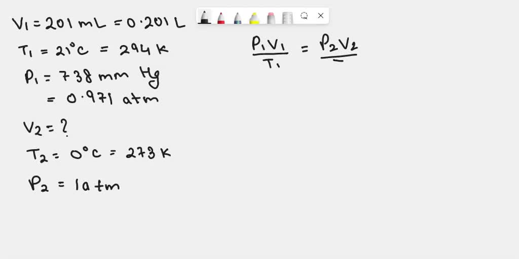 Solved A Flask Contains Ml Of Argon At C And Mmhg What Is