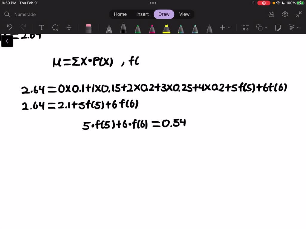 Solved Suppose That X Is A Discrete Random Variable With The Following