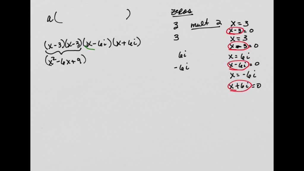 Solved Form A Polynomial F X With Real Coefficients Having The Given