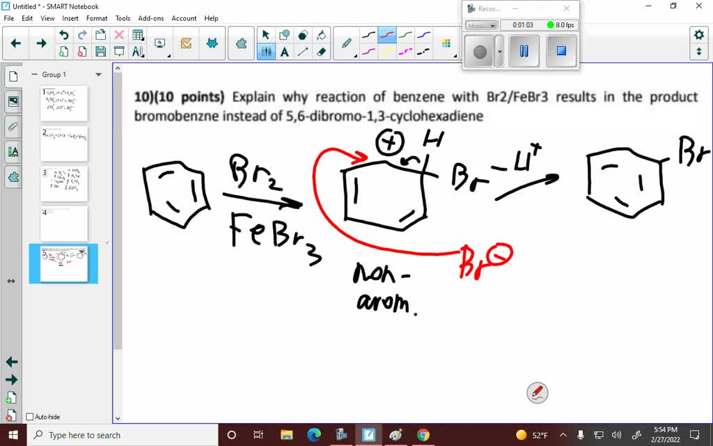 SOLVED Both Compunds Below React With Br2 FeBr3 Which Reaction 15