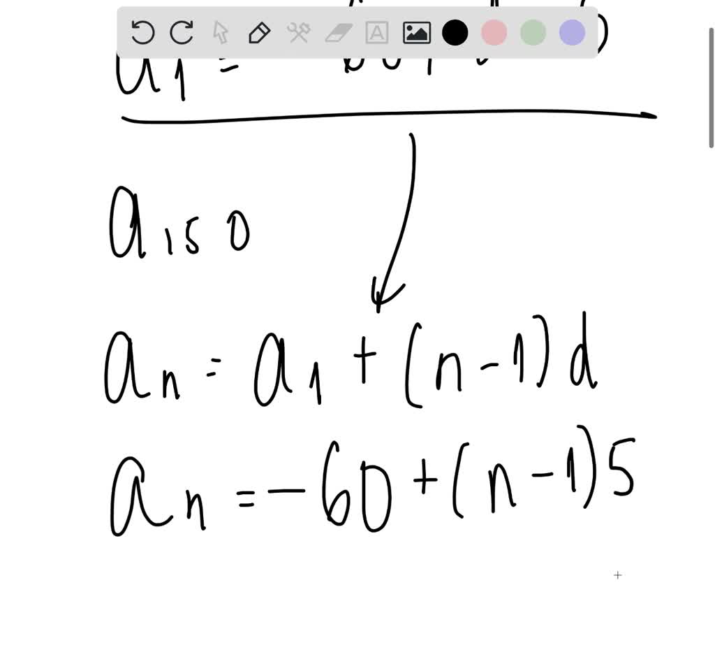 SOLVED Use The Formula For The General Term The Nth Term Of An