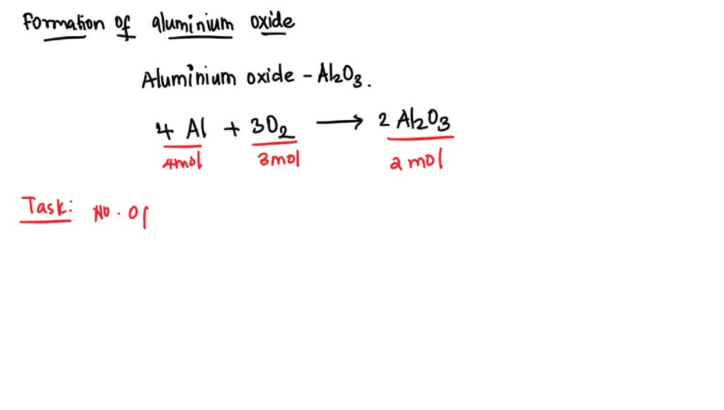 SOLVED Calculate The Number Of Moles Of Aluminum Atoms That Will React