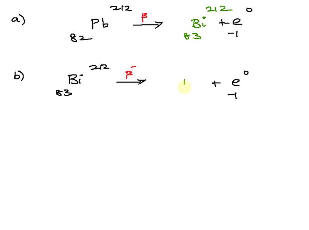 Solved Lead Pb Is A Radioactive Isotope Of Lead It Decays