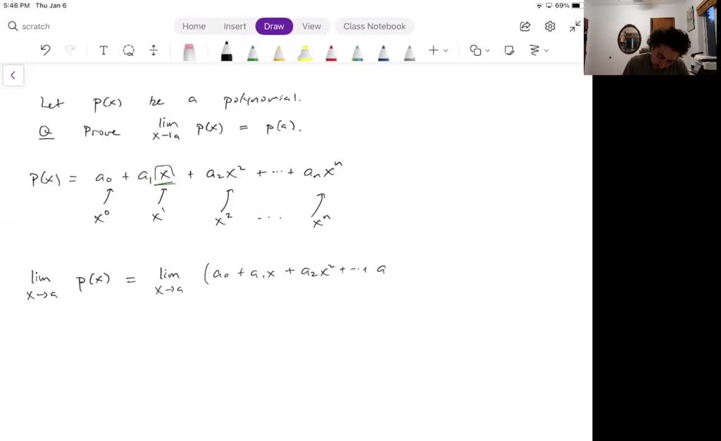 Solved If P Is A Polynomial Show That Lim P X P A Since P X Is